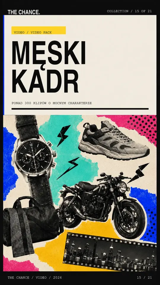 Okładka: Męski kadr